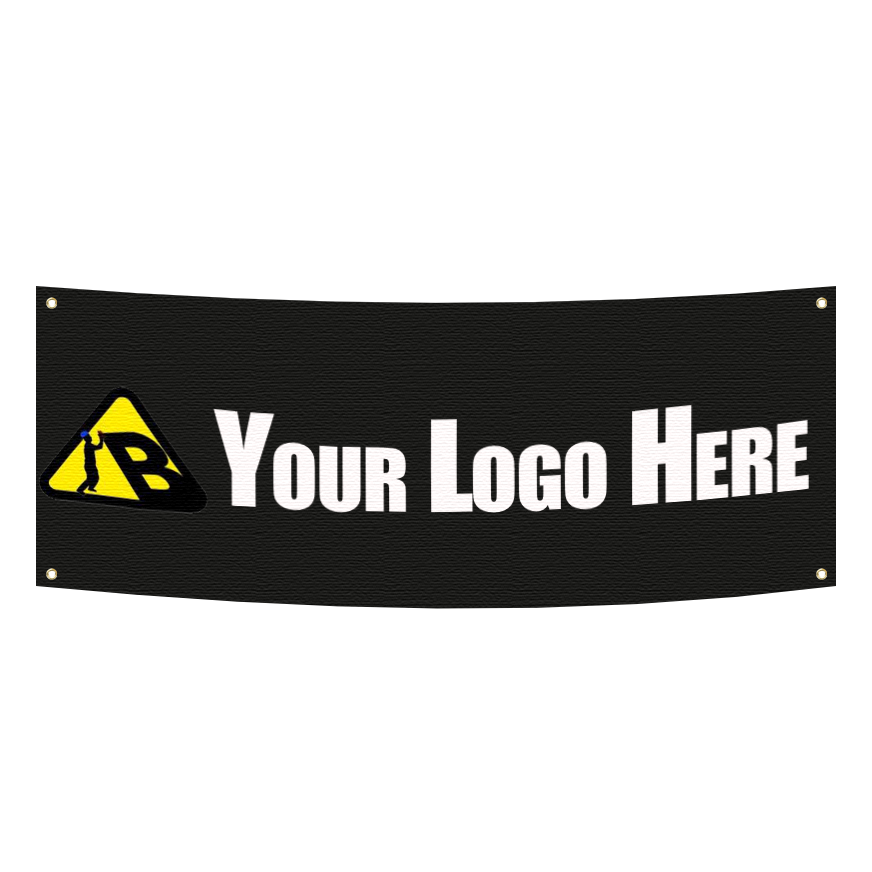 Print your business logo on a banner for your next event