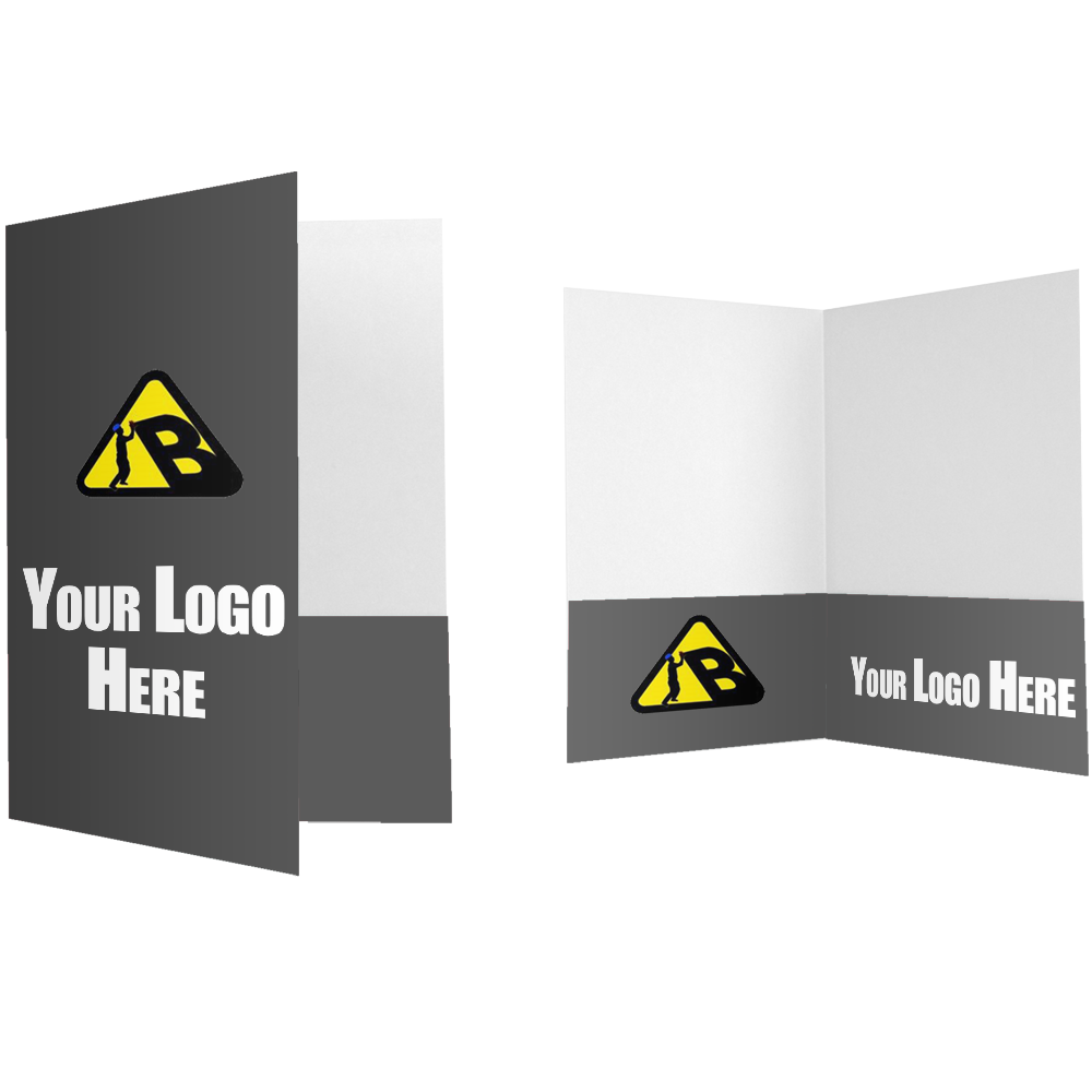 Print your business logo on a folder for your next event
